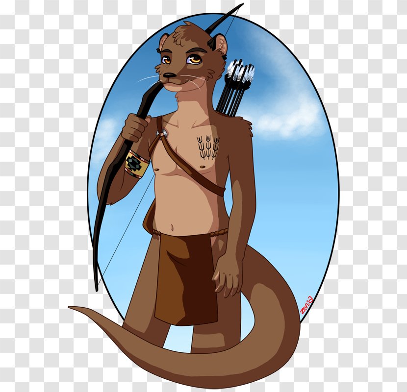 North American River Otter Mammal - Cartoon - Silhouette Transparent PNG