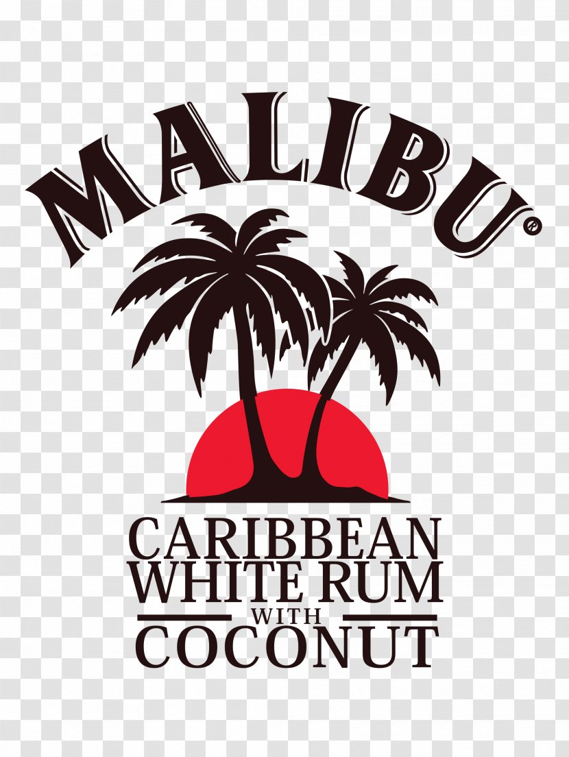 Malibu Rum Logo Cocktail Brand - Caribbean Transparent PNG