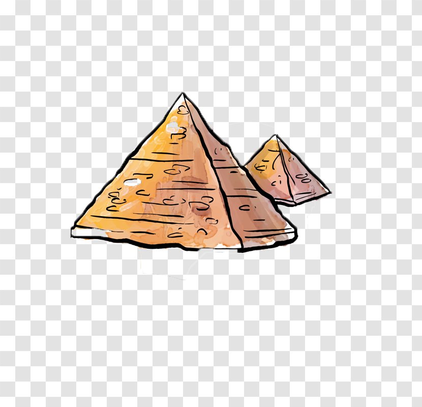 Egyptian Pyramids De Piramides - Cartoon Pyramid Transparent PNG