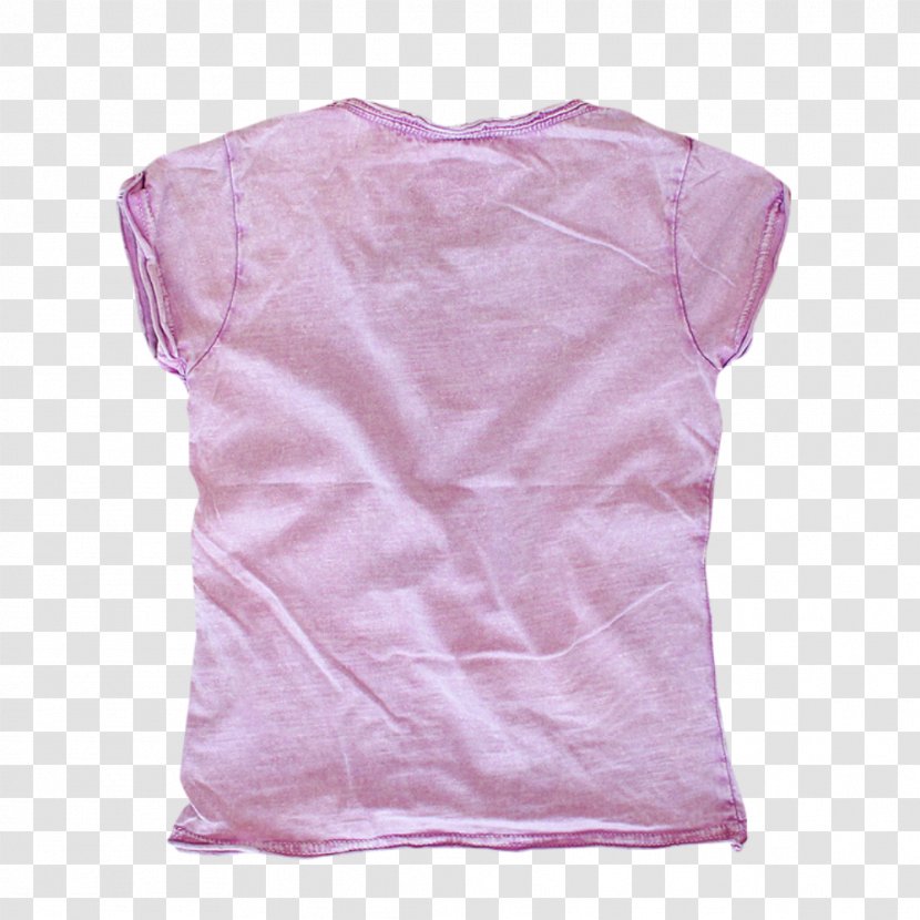 Sleeve T-shirt Shoulder Blouse Pink M Transparent PNG