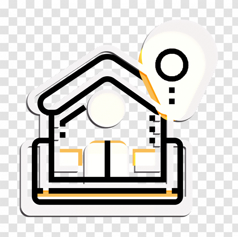 Architecture Icon Home Icon Gps Icon Transparent PNG