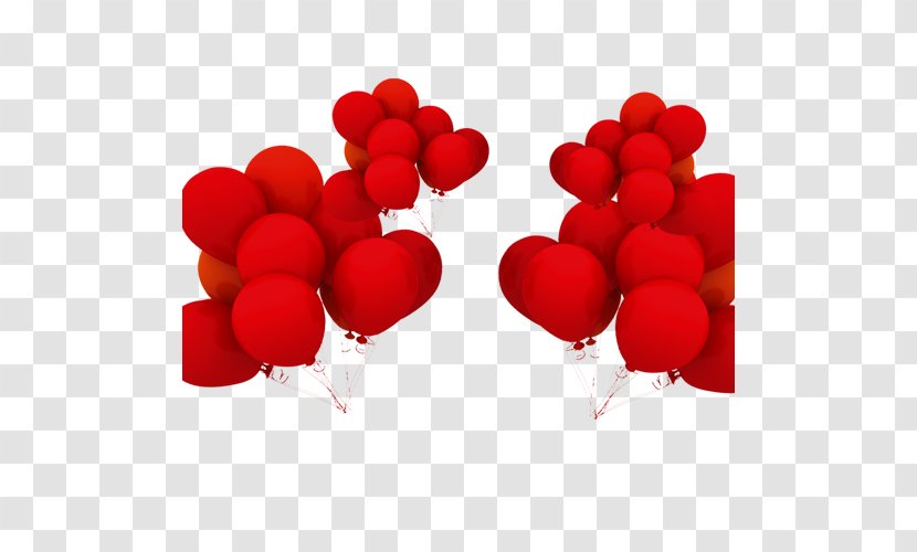 Red Balloon Clip Art - Heart - Balloons Festive Transparent PNG