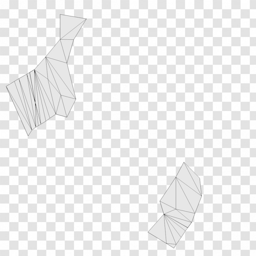 Product Design Triangle Line - Black And White Transparent PNG