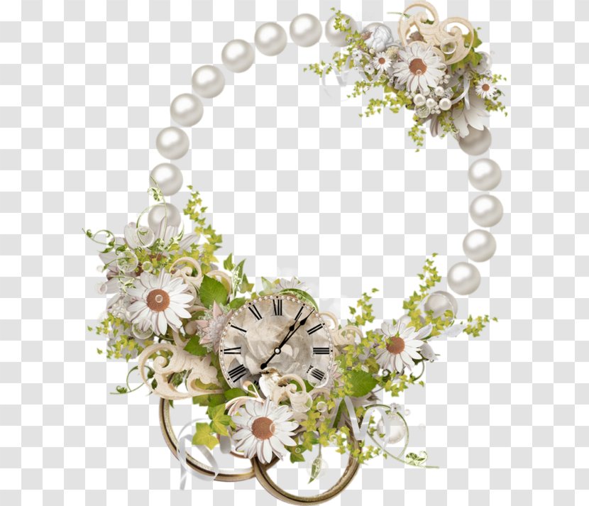 Floral Design Centerblog Necklace - Wedding Invitation Transparent PNG