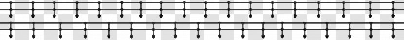 Steel Line Material Pattern - Black And White - Railing Transparent PNG