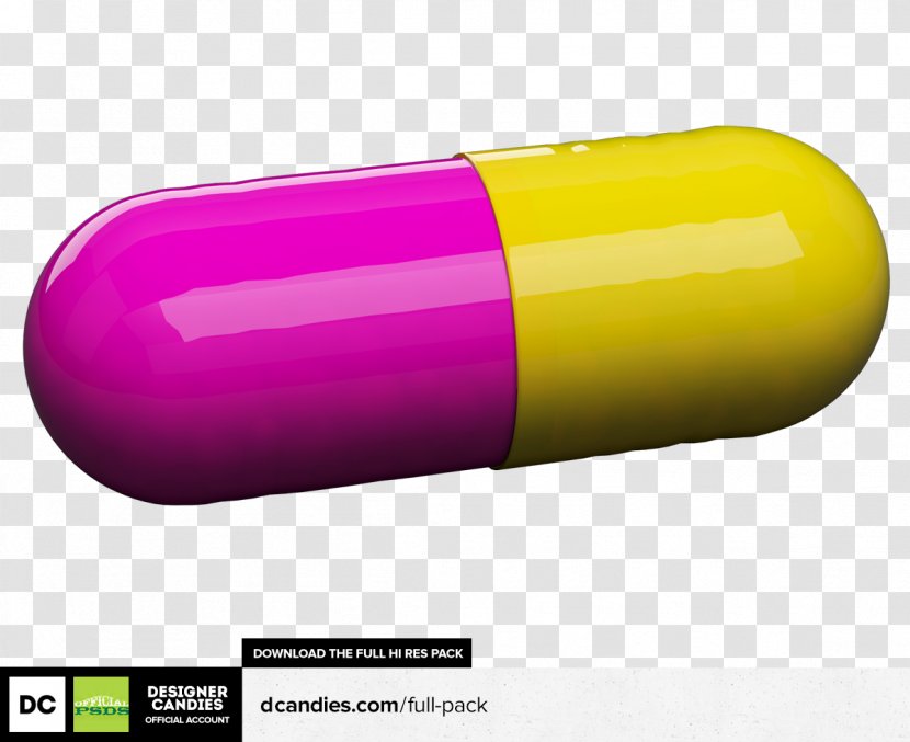 Capsule - Magenta - Vector Pills Transparent PNG