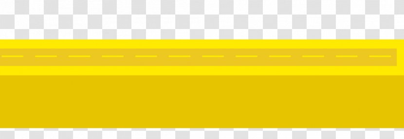 Brand Yellow Material Font - Cartoon Road Transparent PNG