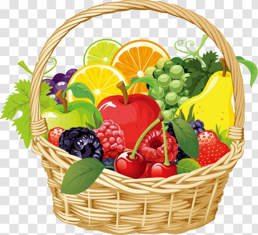 Fruit Food Gift Baskets Clip Art - Stock Photography - Vegetable Transparent PNG