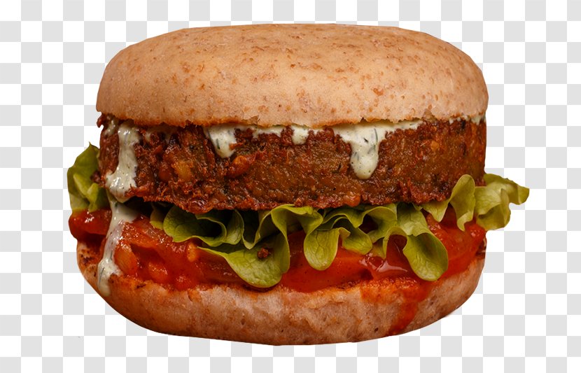 Cheeseburger Buffalo Burger Hamburger Veggie BLT - Bacon Sandwich - Junk Food Transparent PNG