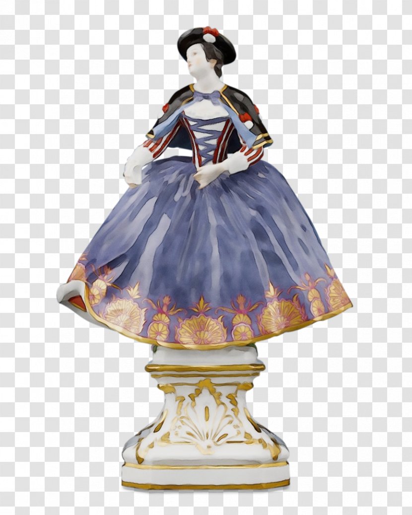 Figurine Victorian Fashion Costume Design Toy Dress - Doll Hoopskirt Transparent PNG