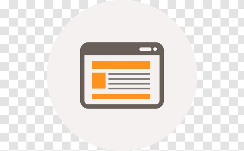 Web Development Page Design Content Single-page Application - Orange Transparent PNG