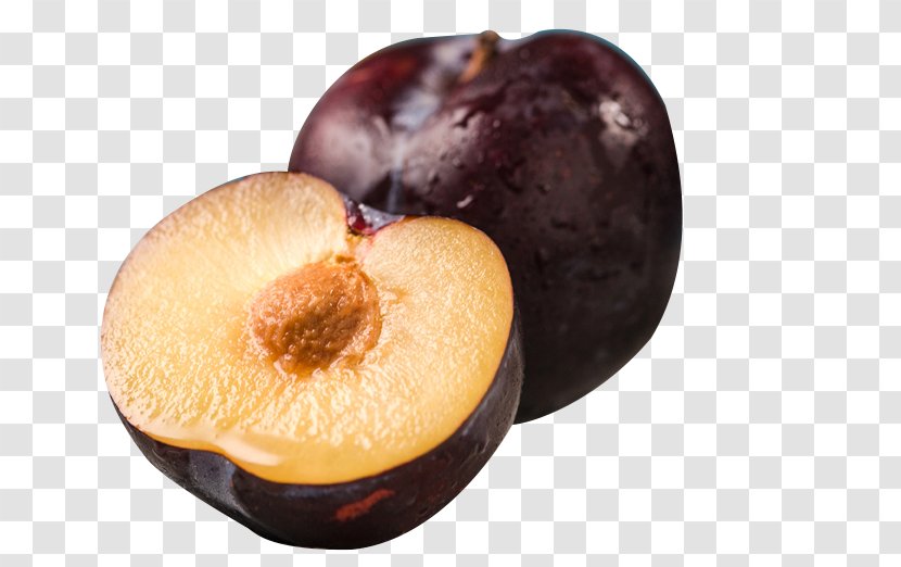 Fruit Plum Euclidean Vector Icon - Superfood - Delicious Black Brin Transparent PNG
