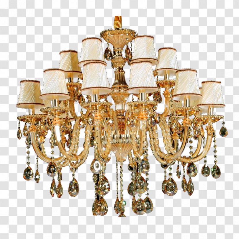Chandelier Crystal Lamp - Frame - Yellow In Kind Promotion Transparent PNG