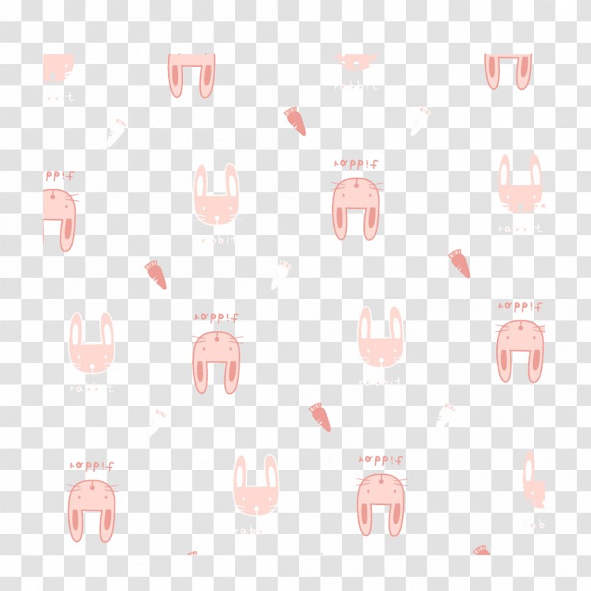 Rabbit Clip Art - Symmetry - Background Transparent PNG