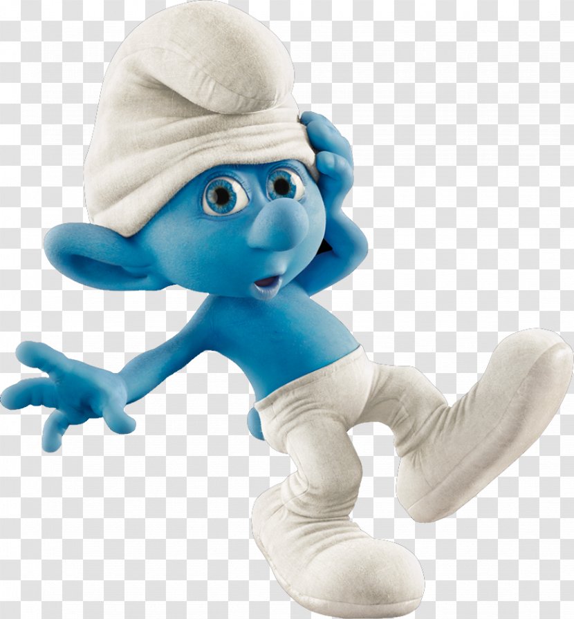 Papa Smurf Clumsy Smurfette Gargamel SmurfWillow - Stuffed Toy - Smurfs Photos Transparent PNG