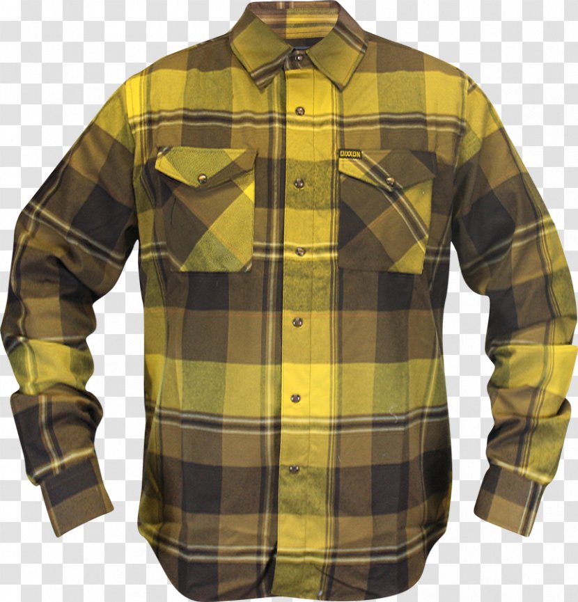 Dixxon Flannel Company Tartan T-shirt - Brownstone Transparent PNG