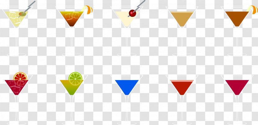 Cocktail Wine Glass Gratis - Cup Transparent PNG