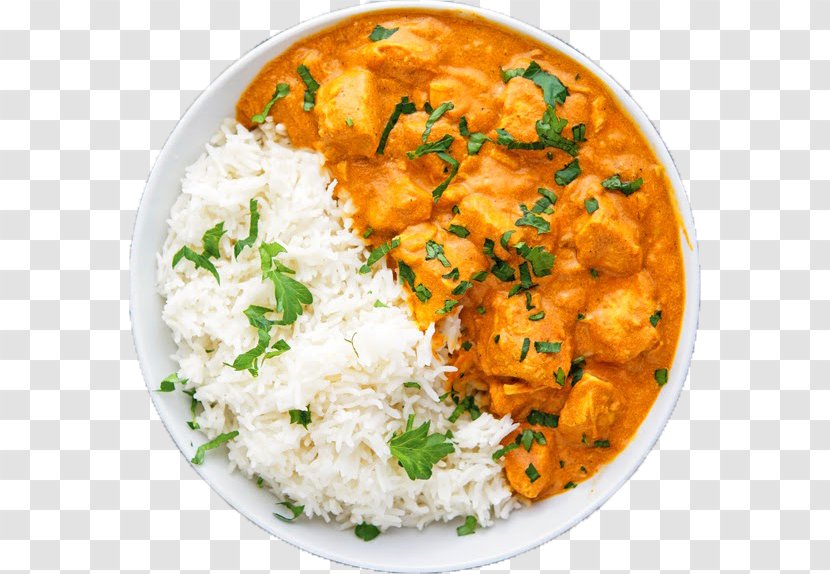 Rice And Curry Pakistani Cuisine Biryani Indian Chaat - Vegetarian - Menu Transparent PNG