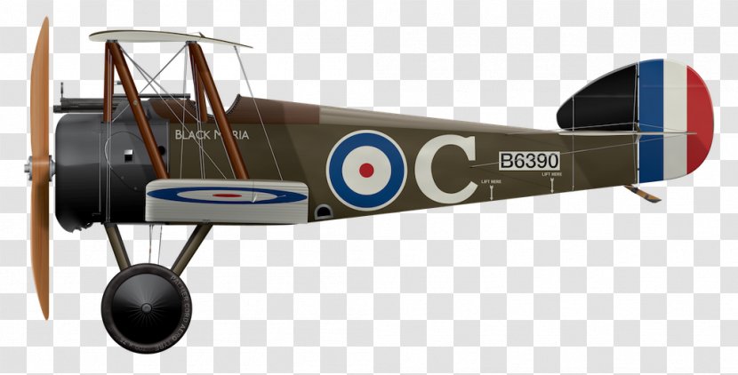 Sopwith Camel Pup First World War Airplane Triplane Transparent PNG