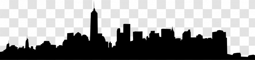Skyline Silhouette Cityscape - Transparent Picture Transparent PNG