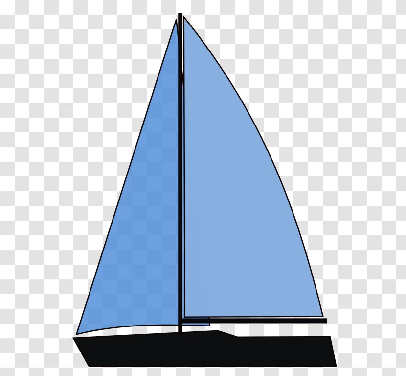 Sailing Ship Sailboat Bermuda Rig - Foreandaft - Sail Transparent PNG