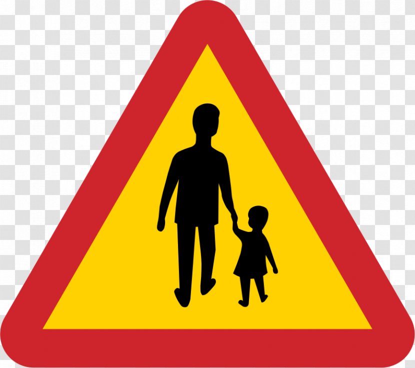 Traffic Sign Road Signs In Singapore Warning - Silhouette Transparent PNG