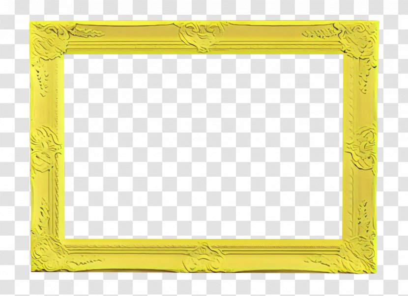 Background Yellow Frame - Rectangle - Picture Meter Transparent PNG