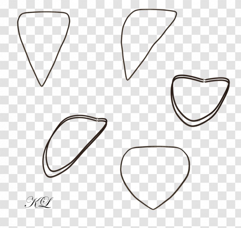 Line Body Jewellery Angle - Heart Transparent PNG