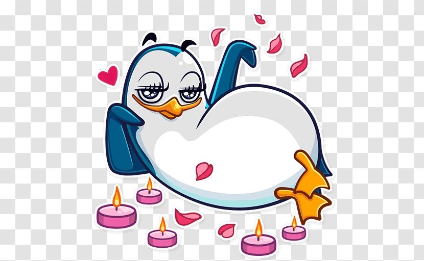 Telegram Sticker Penguin Kik Messenger Hatsune Miku - Emoji Transparent PNG