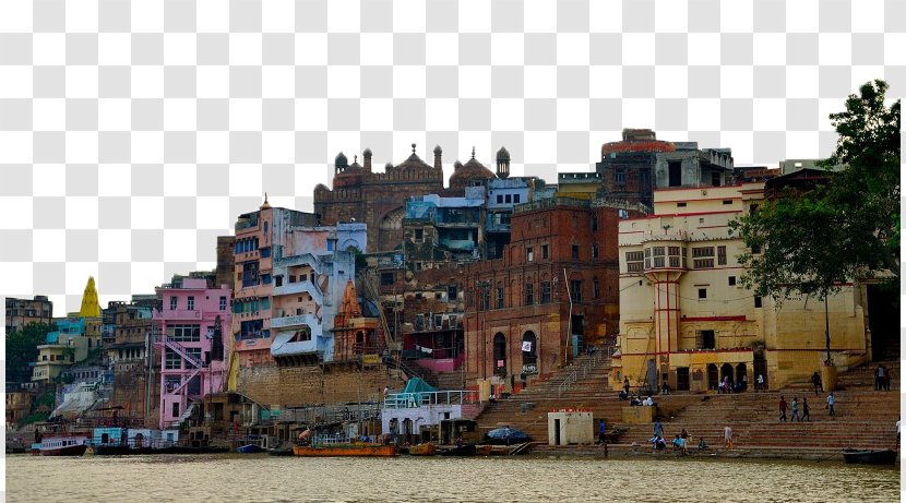 Varanasi Landscape Tourism City - Tourist Attraction - Indian Holy Of View Triple Transparent PNG