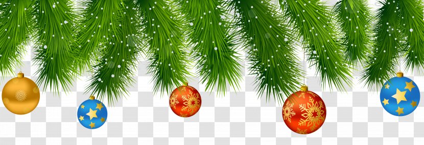 Christmas Decoration Ornament Santa Claus - Pine Clipart Image Transparent PNG