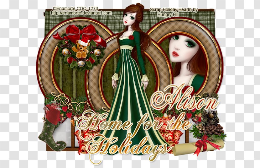 Christmas Ornament Character Flower Fiction Transparent PNG