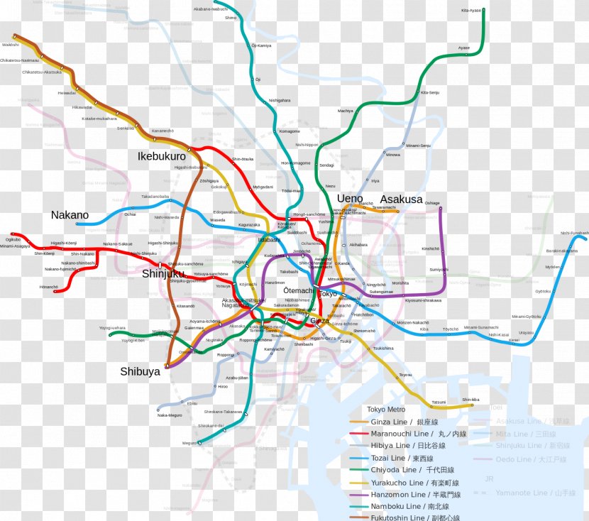 Rapid Transit Tokyo Metro Namboku Line Subway Reboleira - Seoul Metropolitan Transparent PNG