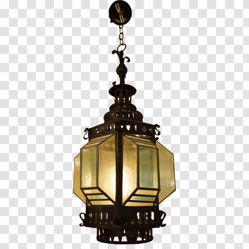 Ceiling Light Fixture - Wrought Iron Chandelier Transparent PNG