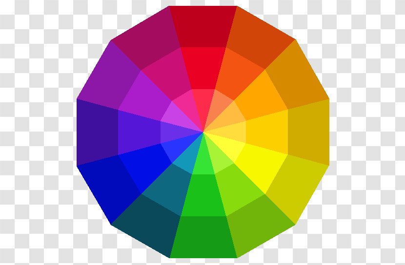 Color Wheel Scheme Theory Complementary Colors - Yellow - Design Transparent PNG