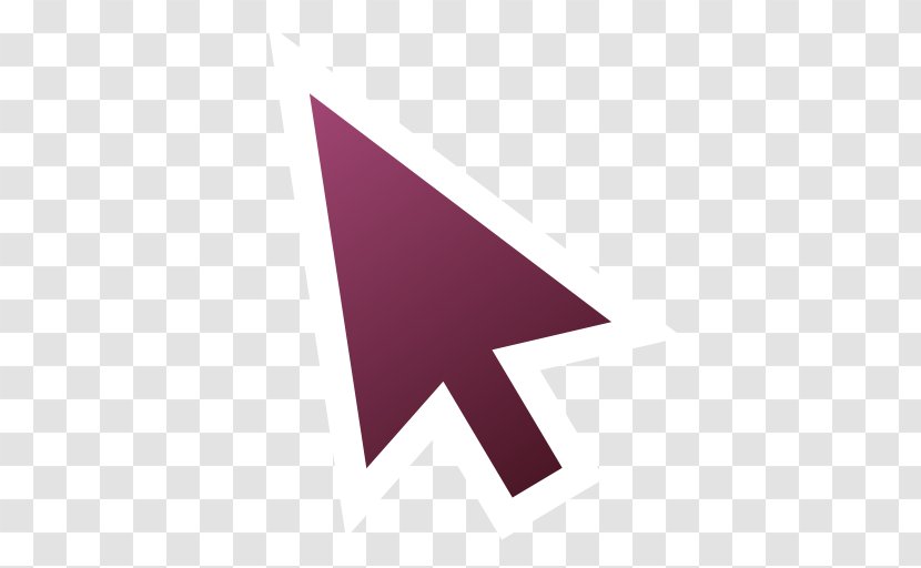 Triangle Purple Line - User Interface - Actions Tool Pointer Transparent PNG