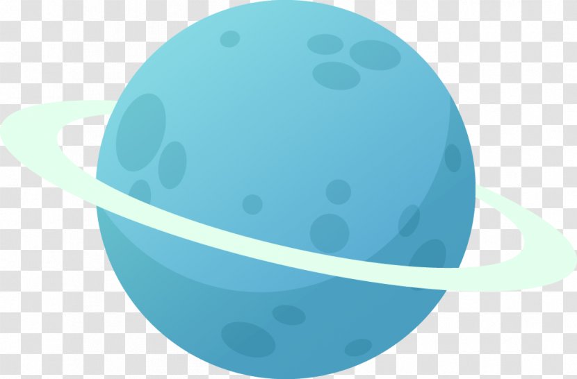 Blue Turquoise Pattern - Aqua - Cartoon Planet Transparent PNG