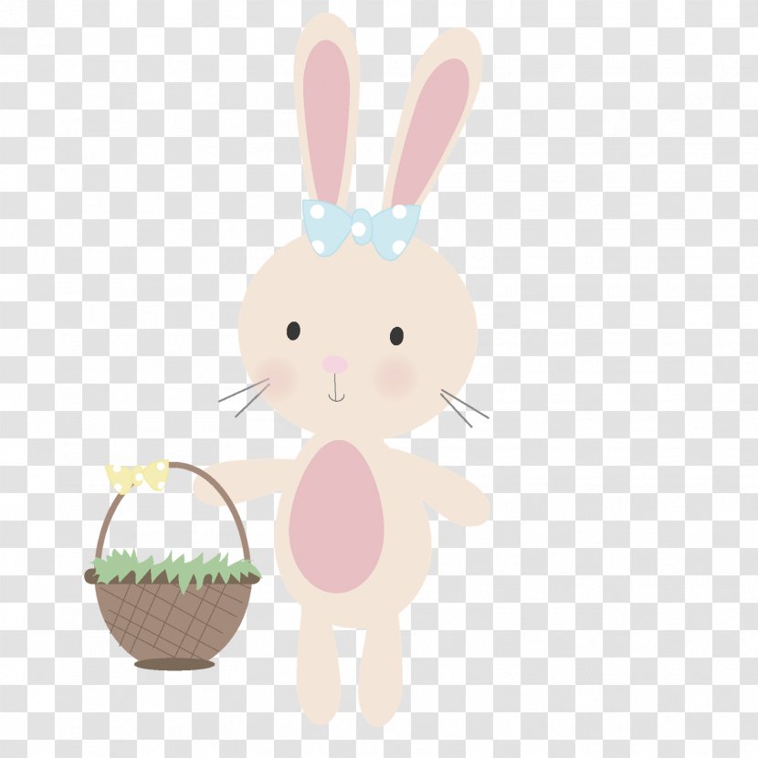 Easter Bunny Vertebrate Hare Rabbit - Egg Hunt Transparent PNG
