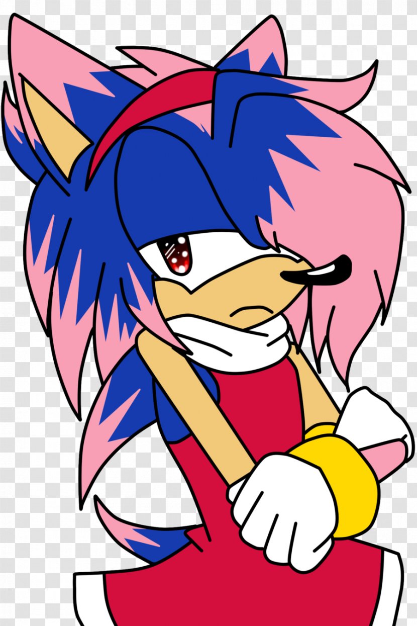 Amy Rose Sonic The Hedgehog Drawing Cartoon - Dress Transparent PNG