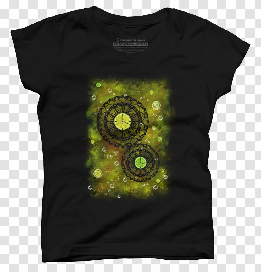 T-shirt Sleeve Green Brand Font - T Shirt - Creative Design Transparent PNG