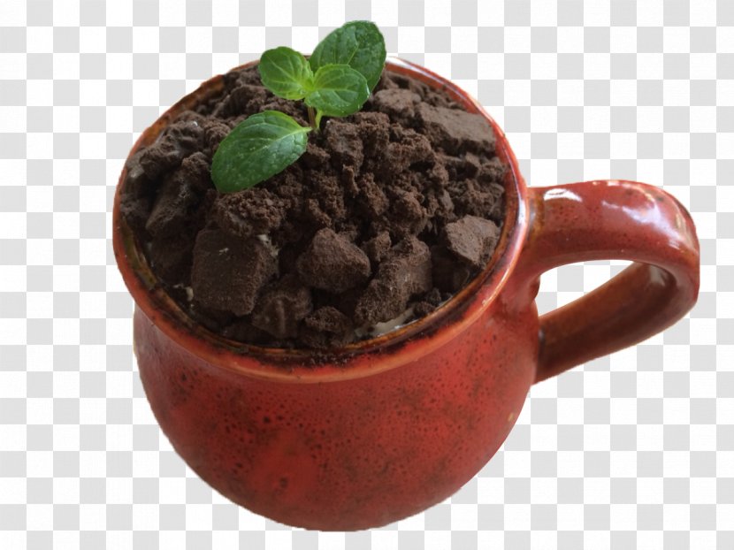 Tea Milk Cocoa Solids Cup - Potted Plants Transparent PNG