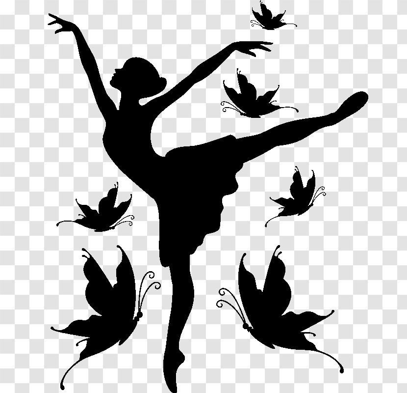 Classical Dance - Blackandwhite - Fictional Character Stencil Transparent PNG