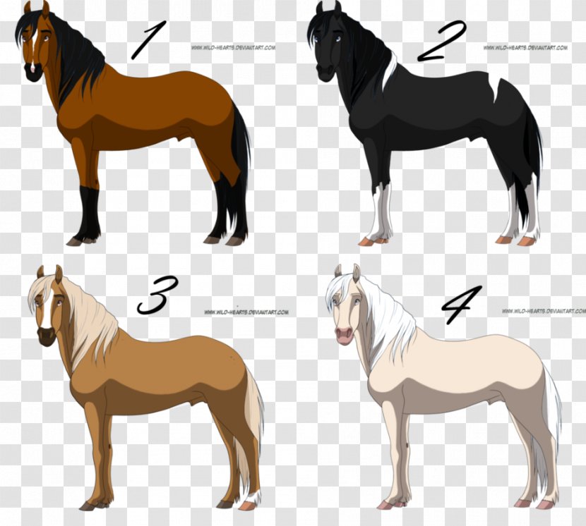 Dog Breed Mustang Mare Stallion Foal - Livestock Transparent PNG