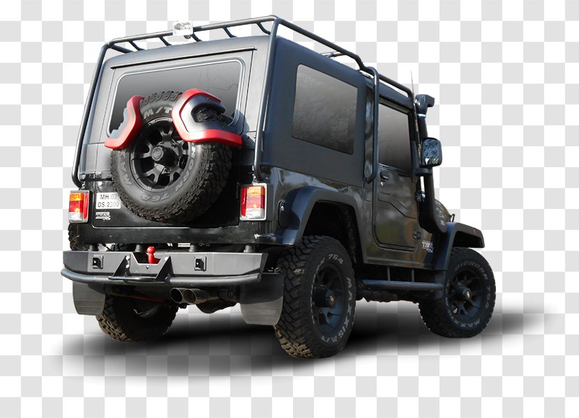 Jeep Wrangler Tire Car Mahindra & - Wheel Transparent PNG