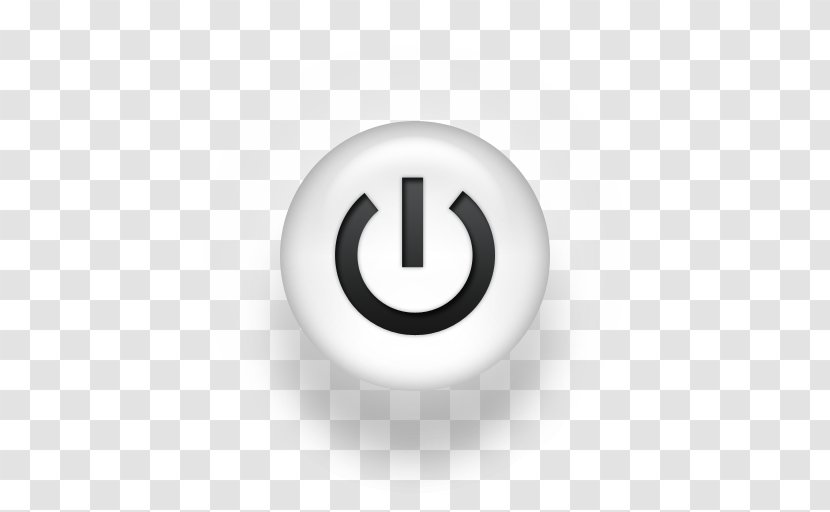 Button No Symbol Sign - Brand - White Power Icon Transparent PNG