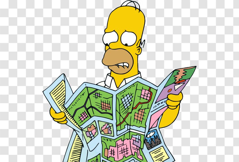 Homer Simpson Map The Simpsons: Hit & Run Tapped Out Maggie - Simpsons Movie Transparent PNG
