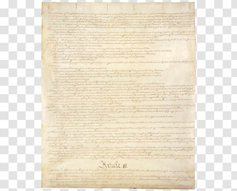 Preamble To The United States Constitution ConSource - Paper Transparent PNG