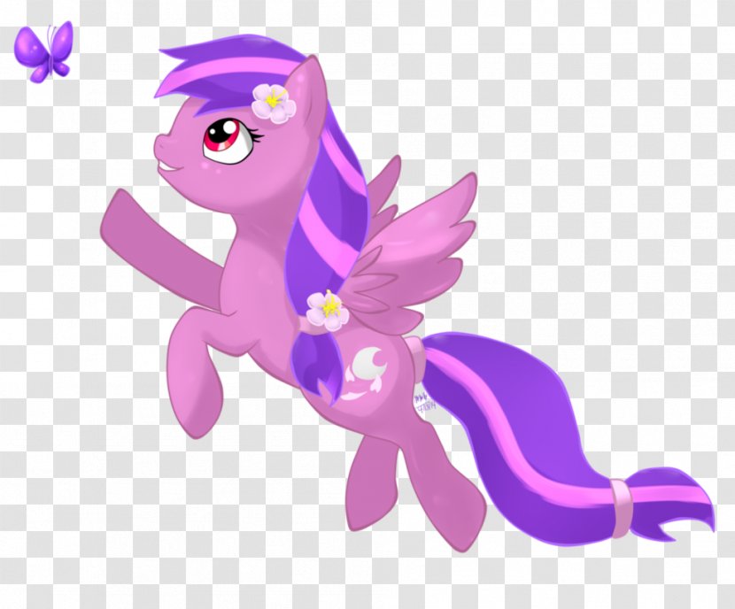 Lilac Horse Pony Violet - Purple - Moonlight Transparent PNG