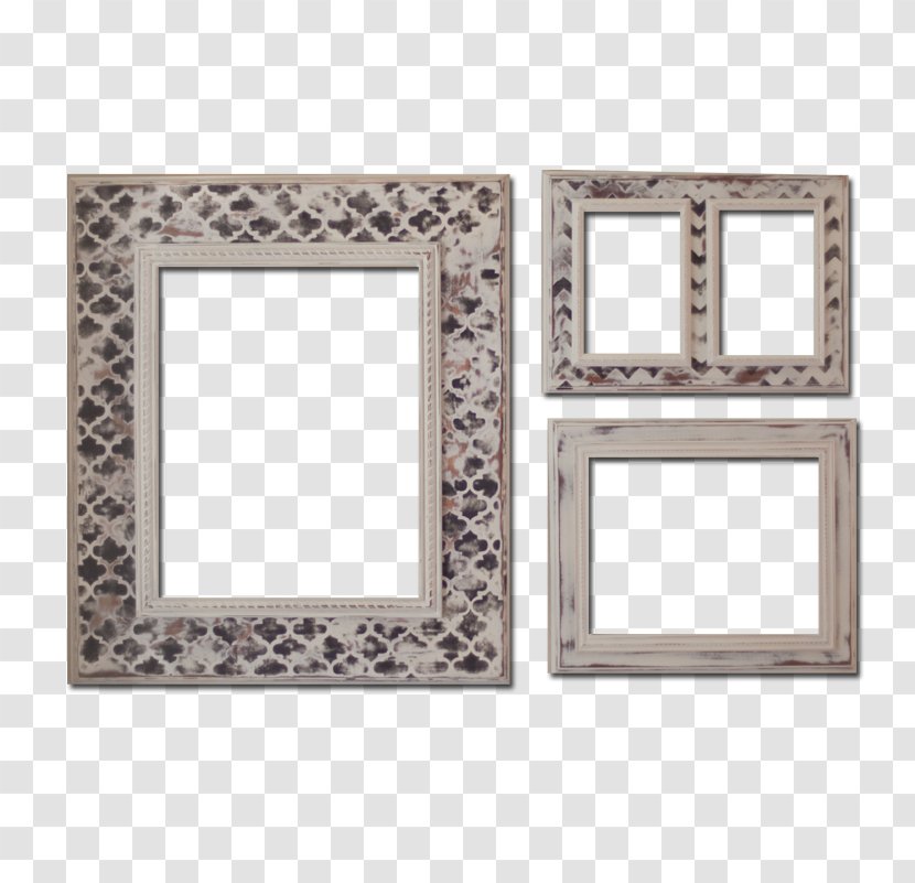 Picture Frames Rectangle - White Wall Transparent PNG
