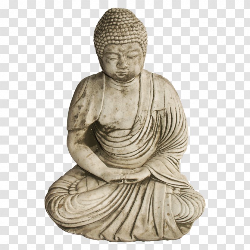 Standing Buddha Seated From Gandhara Statue Classical Sculpture - Gautama - Hand Transparent PNG